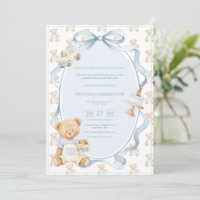 A Little Gentleman Blue Boy Bear Baby
