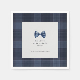 A Little Gentleman is on his way Baby Shower Napkin