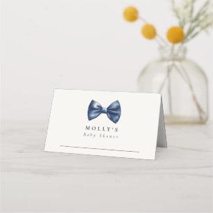 A Little Gentleman Is On His Way Baby Shower Place Card