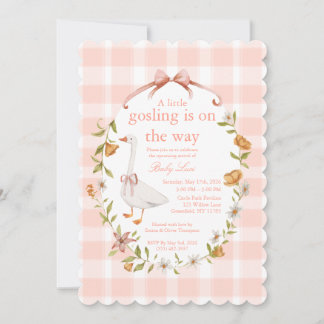 A little gosling is on the way invitation