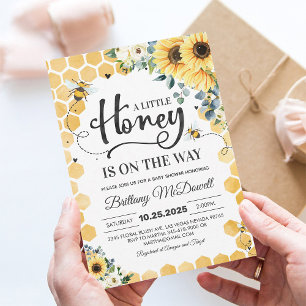 A Little Honey Bee Baby Shower Invitation