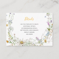 A Little Honey Bee Wildflower Baby Shower Details