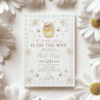 A Little Honey is on the Way Baby Shower Invitation