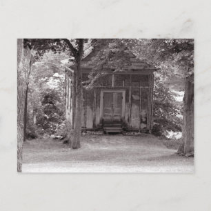 A little house in the woods postcard