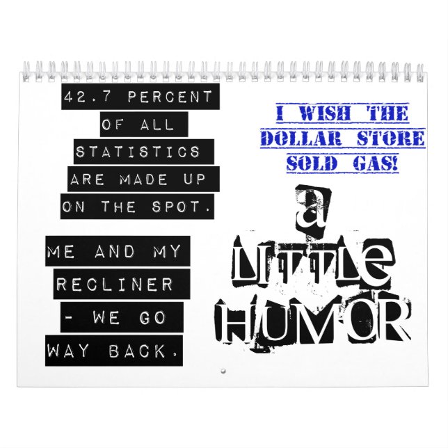 A Little Humour Calendar (Cover)