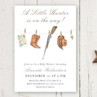 A Little Hunter is on the way Baby Shower