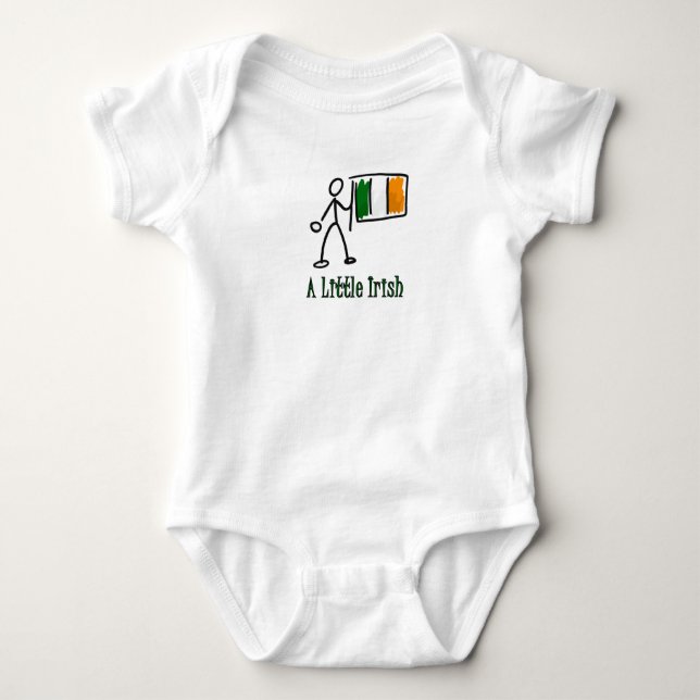 A Little Irish Baby Bodysuit (Front)