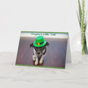 A Little Irish Pup Card