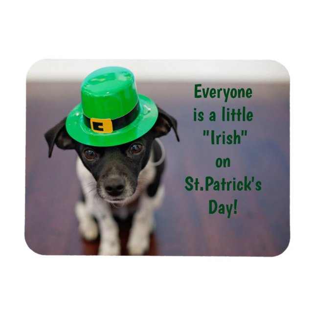 A Little Irish Pup Magnet (Horizontal)
