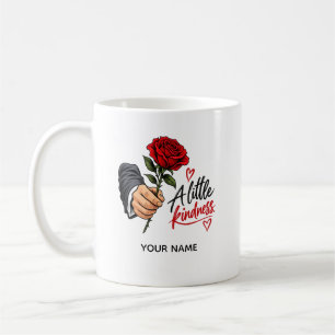 A Little Kindness – Red Rose Gift Coffee Mug