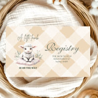 A Little Lamb Baby Shower Registry