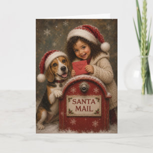 A Little Letter to Santa Card