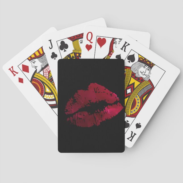 A Little Lip Playing Cards (Back)