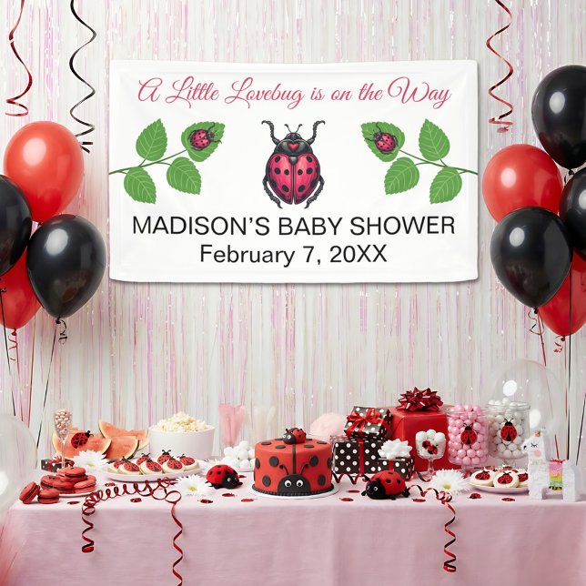 A Little Love Bug Is On The Way Ladybug Banner (Creator Uploaded)
