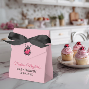 A Little Love Bug Is On The Way Ladybug Favour Box