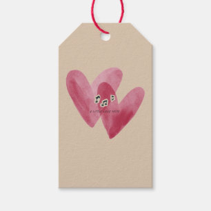 'A Little Love Note' Hearts Playful Music Notes Gift Tags