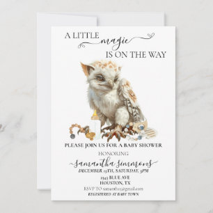 A Little Magic Griffin on the Way Baby Shower Invitation