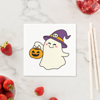 A Little Magic Makes Every Halloween More Memorabl Napkin