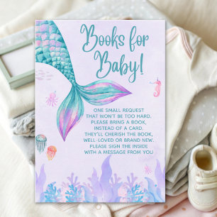 a Little Mermaid is on her way, Girl Enclosure Card