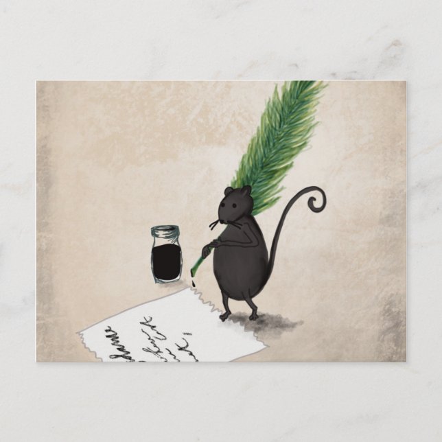 A Little Note Postcard (Front)