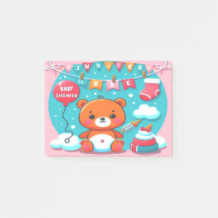 a little one is on the way post-it notes