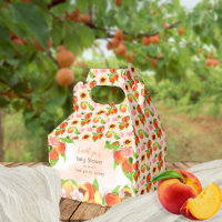 A Little Peach Is On Her Way Girl Baby Shower