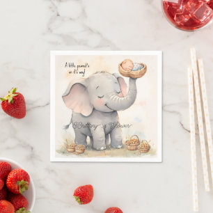 A Little Peanut Baby Shower  Napkin