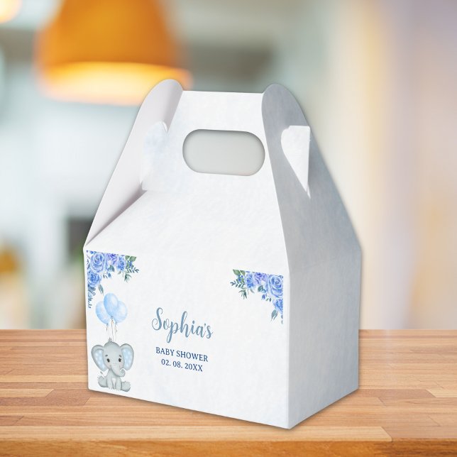 A Little Peanut is on the Way, Baby Shower Boy Favour Box (Creator Uploaded)