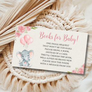 A Little Peanut is on the Way, Cute Elephant Enclosure Card