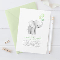 A Little Peanut Sweet Baby Elephant Baby Shower