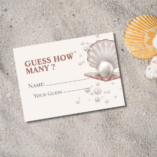 a little pearl Guess How Many Game Card