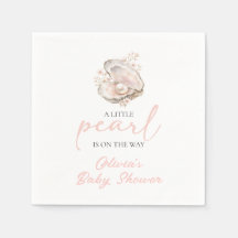 A Little Pearl Is On The Way Coastal Baby Shower