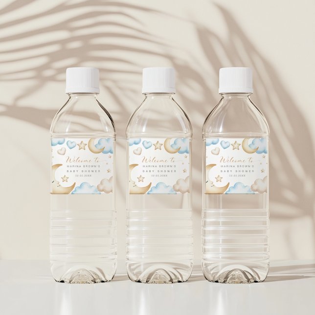 A little piece of heaven baby shower water bottle label (a little piece of heaven is on the way water bottle wrapper)