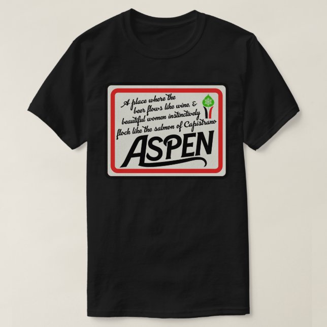 A Little Place Called Aspen Dumb Dumber 1 T-Shirt (Design Front)