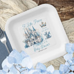 A Little Prince Is On His Way Boy Baby Shower Paper Plate<br><div class="desc">Announcing the Arrival of Royalty: "A Little Prince Is On His Way!" Baby Shower Prepare to witness the grand entrance of a noble heir, for a new era of royalty is dawning upon us. It is with the utmost reverence and grandeur that we gather to embrace this regal occasion. Welcome...</div>