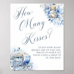 A Little Prince Royal Blue Shower Kisses Poster