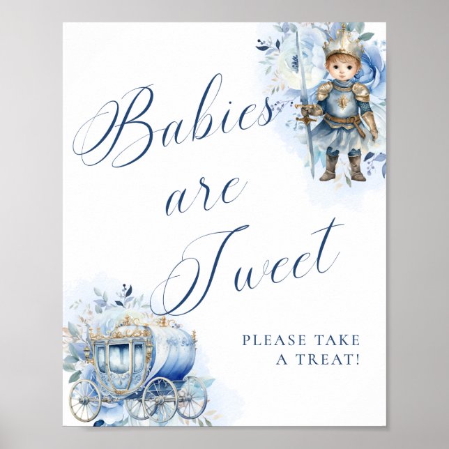 A Little Prince Royal Blue Sweets Poster (Front)