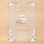 A Little Princess Carriage Pink Floral Baby Shower