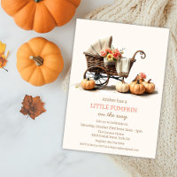 A Little Pumpkin Baby Carriage Baby Shower