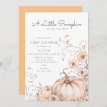 A Little Pumpkin Baby Shower