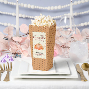 A Little Pumpkin Cute Fall Rustic Baby Shower Favour Box