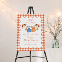 A Little Pumpkin Fall Baby Shower Invitation