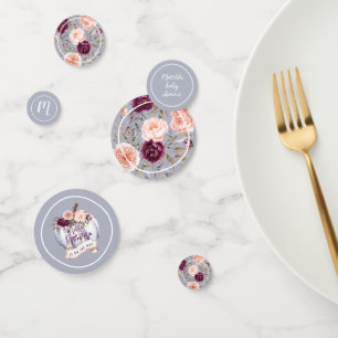 A little pumpkin fall baby shower party decor confetti