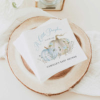 A Little Pumpkin Fall Boy Baby Shower Paper