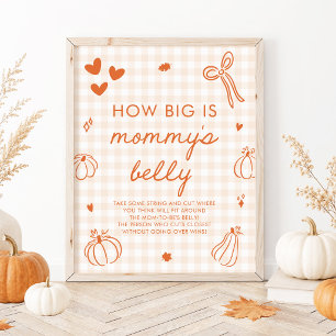A Little Pumpkin How big is mummy's belly Game Poster