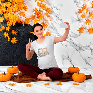 A Little Pumpkin is on the Way - Mummy To Be T-Shirt