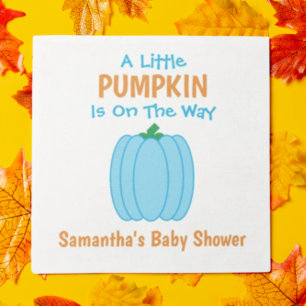 A Little Pumpkin Is On The Way Napkins