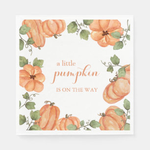 A Little Pumpkin Party Napkin