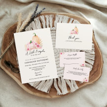 A Little Pumpkin Pink Baby Shower