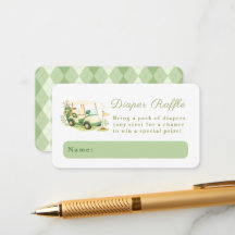 A Little Putter Golf Baby Shower Diaper Raffle